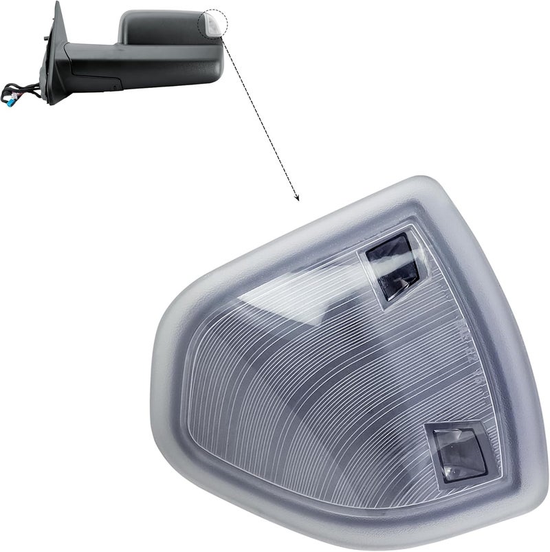 LONGLING Replacement Driver Left Side Door Towing Mirror Turn Signal Light Indicator 2 Pins for RAM 1500 2500 3500 from 2013 to 2025 - Image 4
